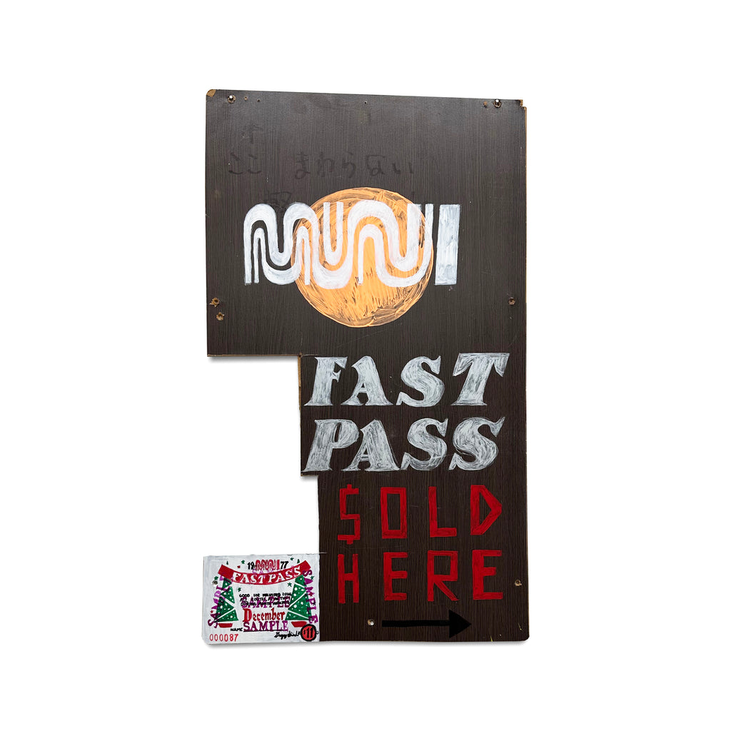 Gregory Shimada: Muni Fast Pass Sold Here