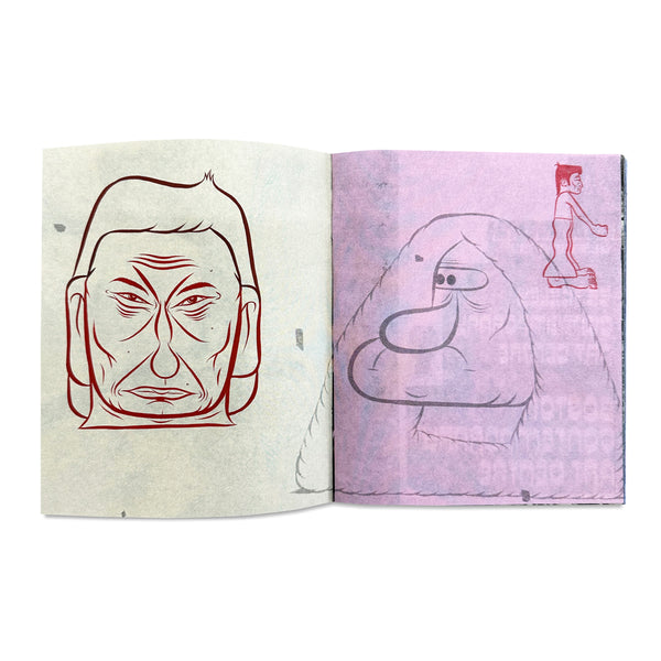 Limited Handmade Zine #3 by Barry McGee
