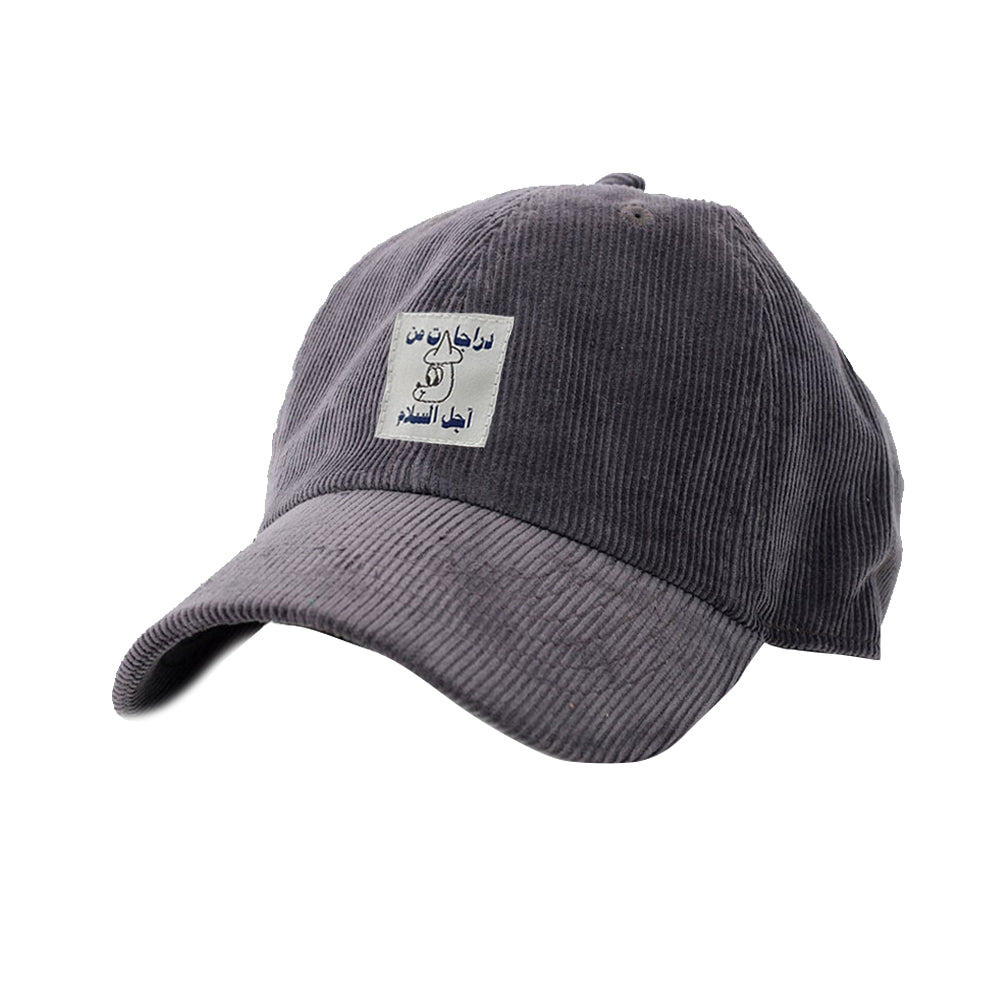 Tokyo Rally Corduroy Cap / Charcoal