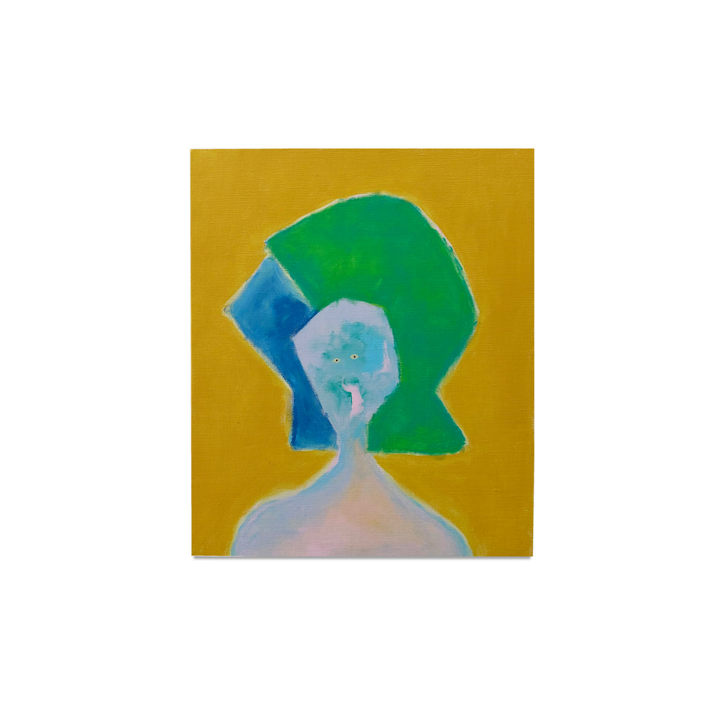 Joji Nakamura: Green and blue portrait