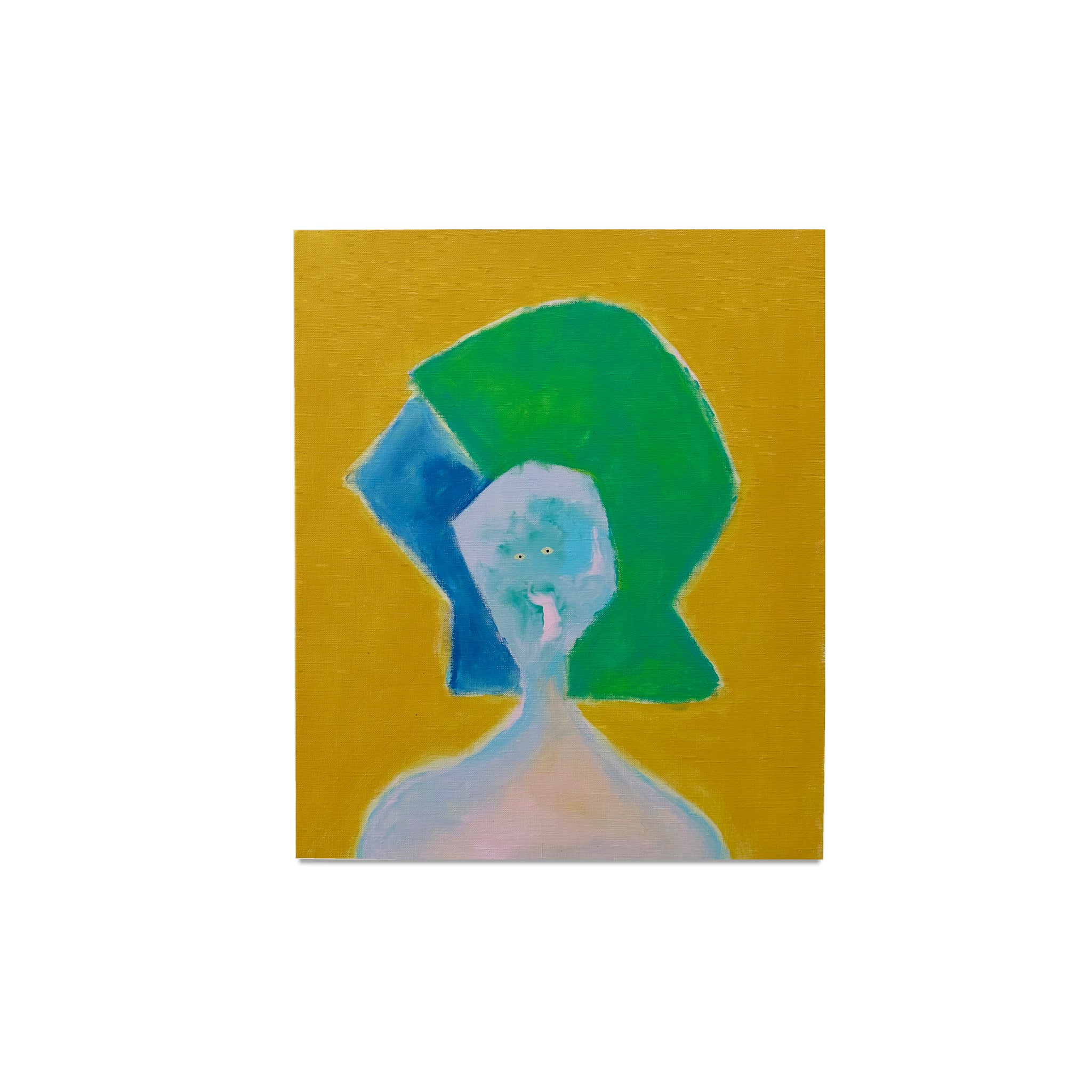 Joji Nakamura: Green and blue portrait