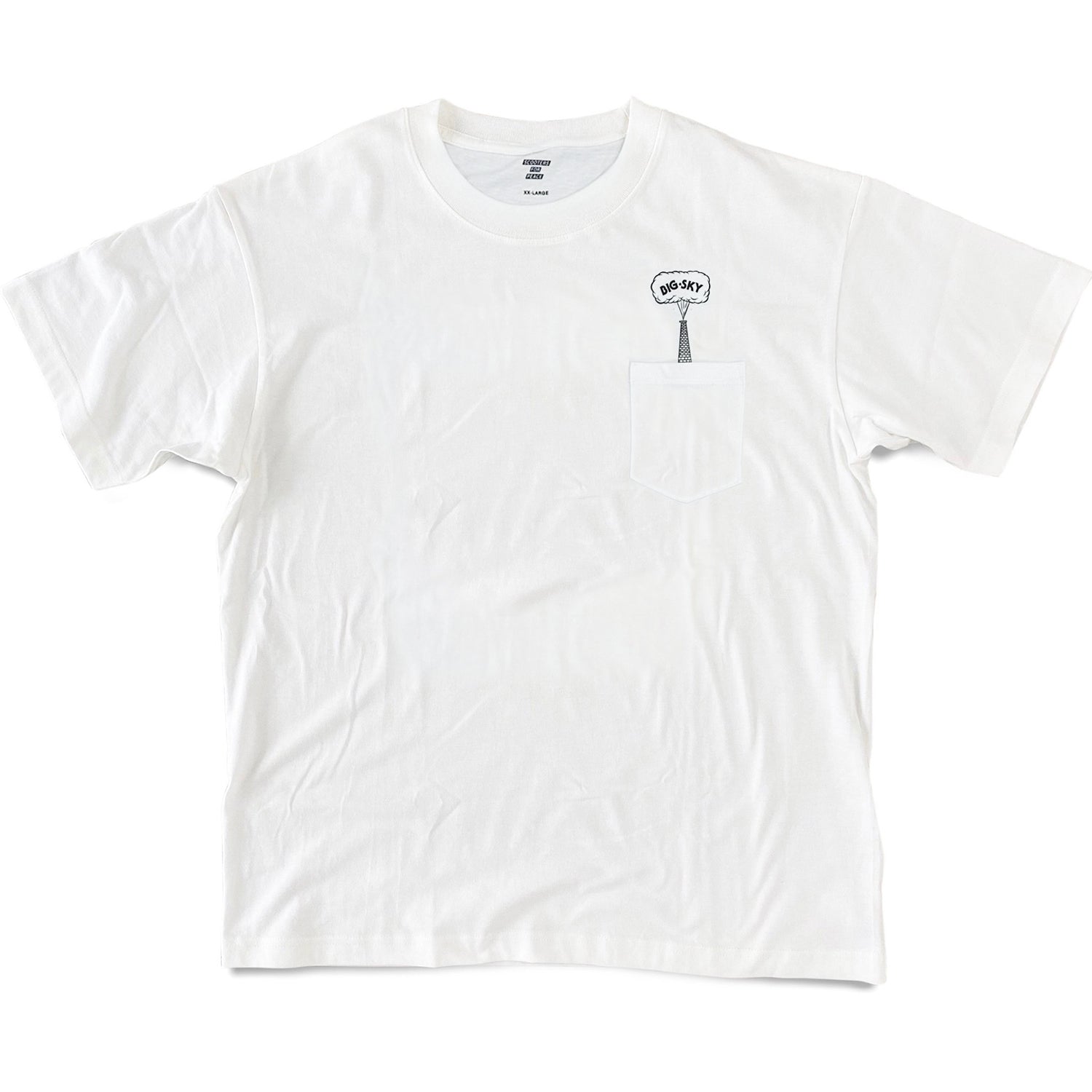 Big Sky Pocket T-shirt / White