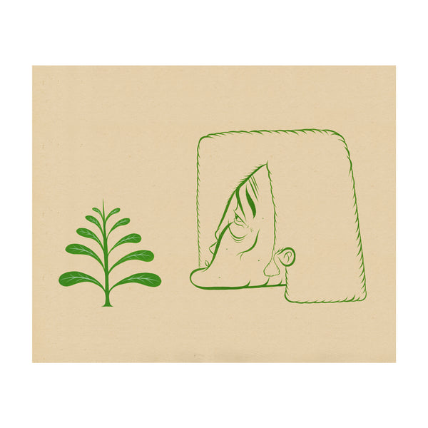 Green Plant Screen Print