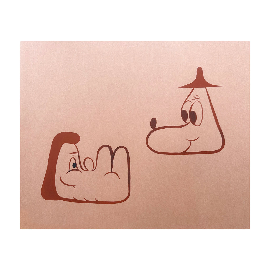 Two Heads Screen Print