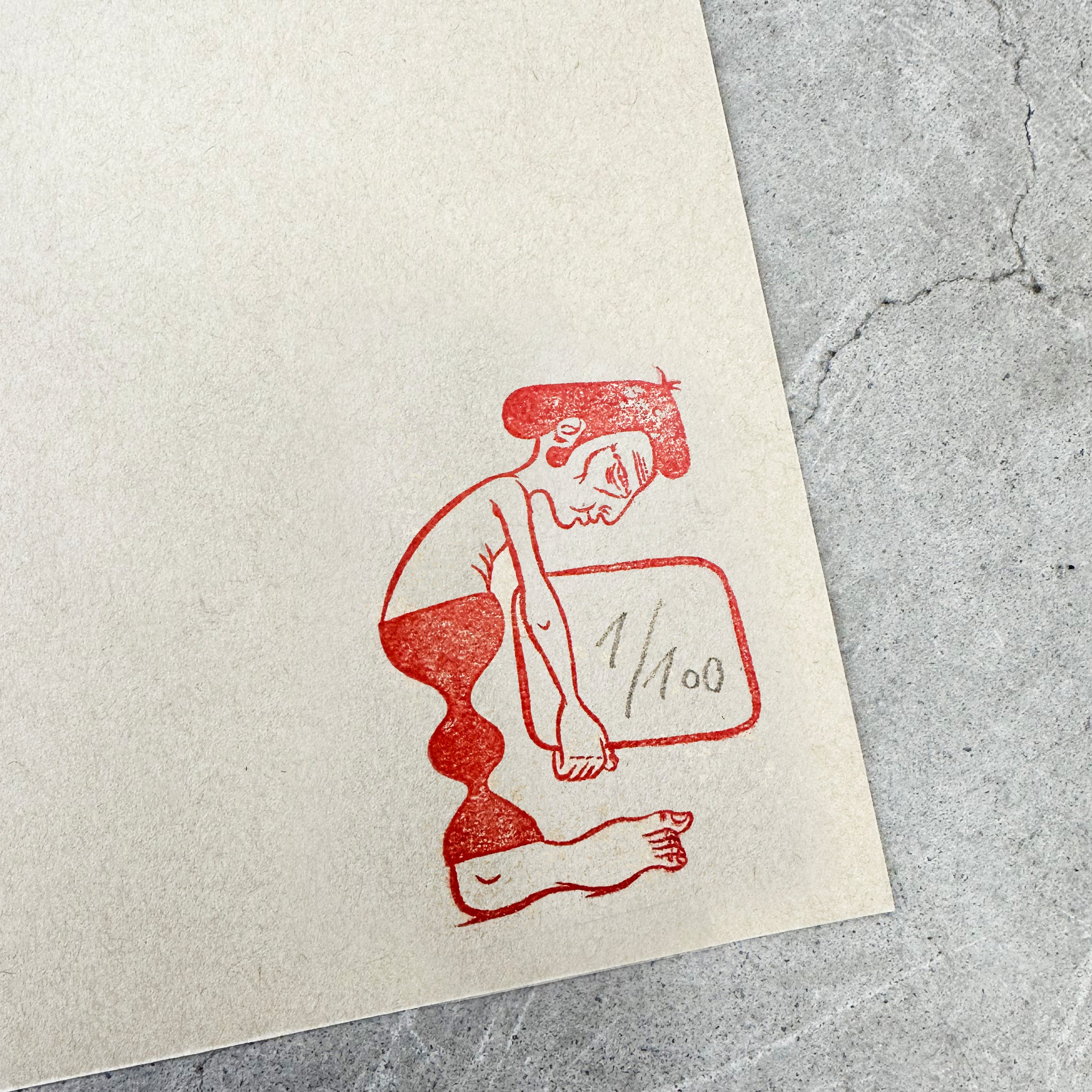 Two Heads Screen Print