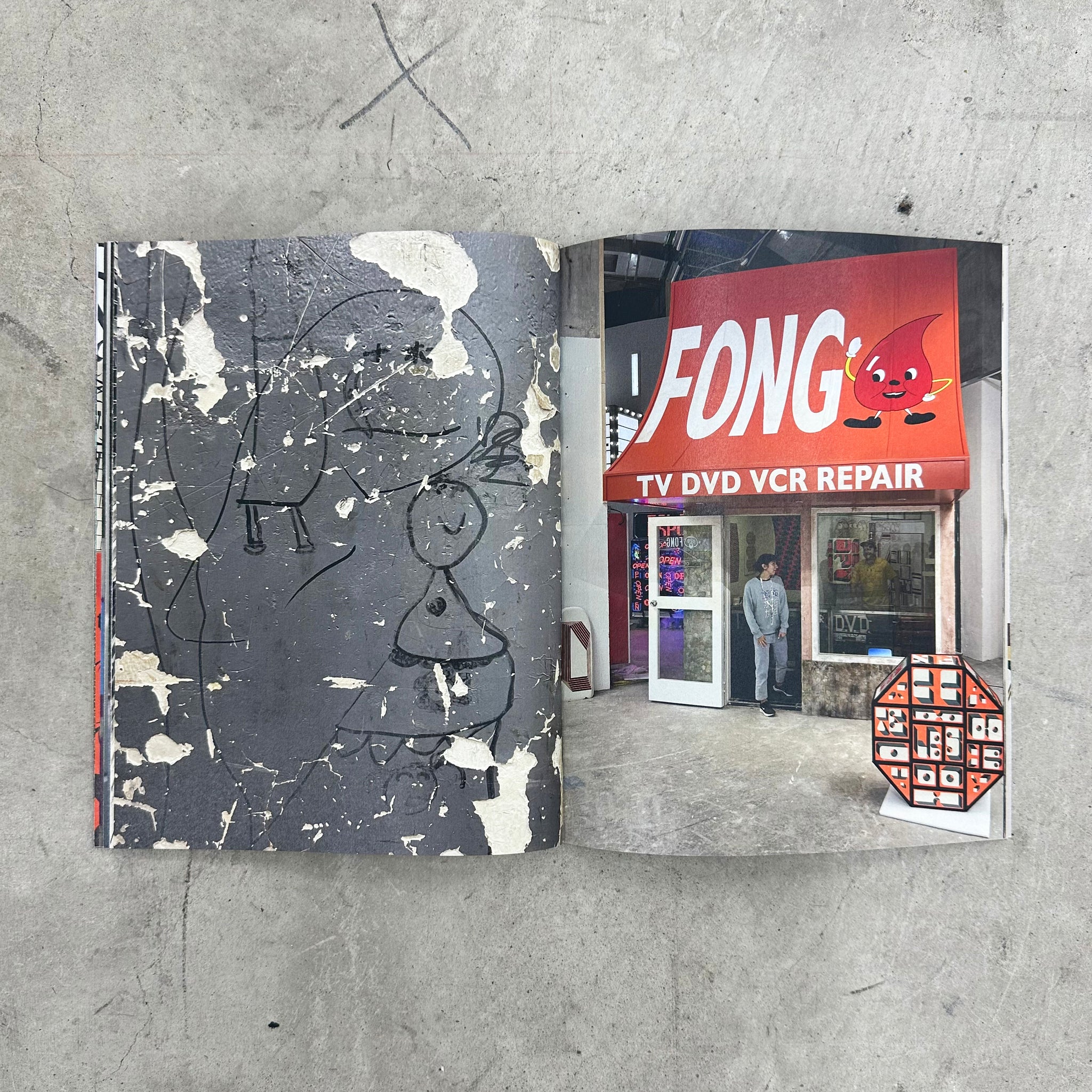 Untitled Zine “THE HARSH REALITY” by Barry McGee