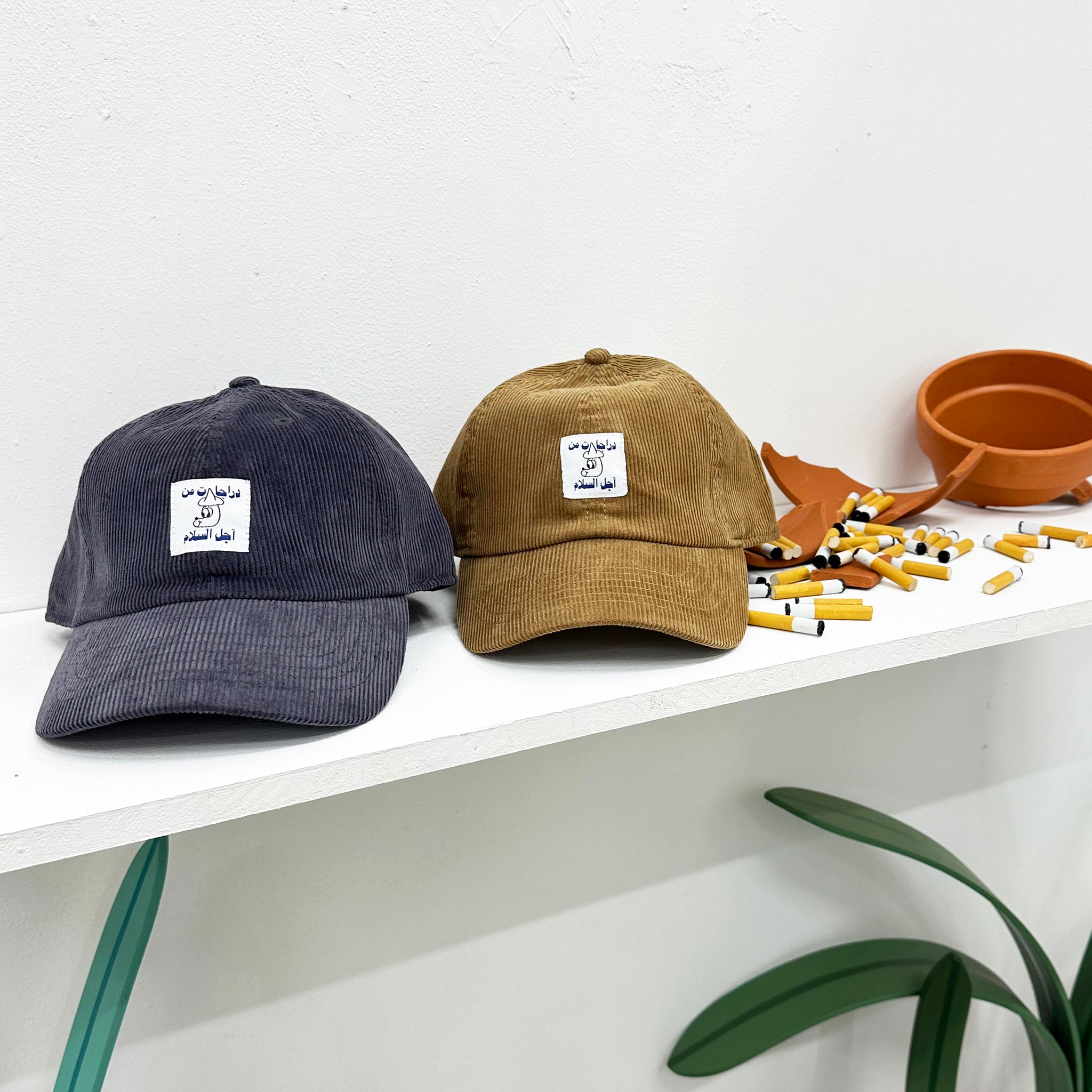 Tokyo Rally Corduroy Cap / Charcoal