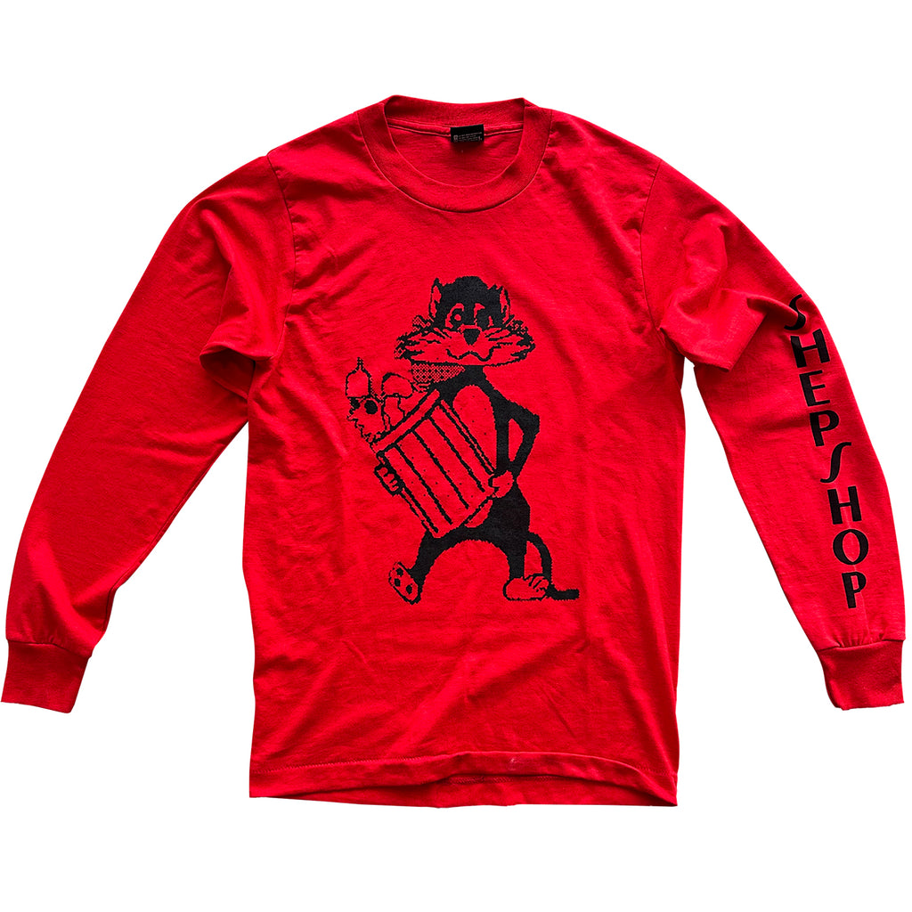 Shepshop x Caterpillar Bicycles Longsleeve shirt / Red