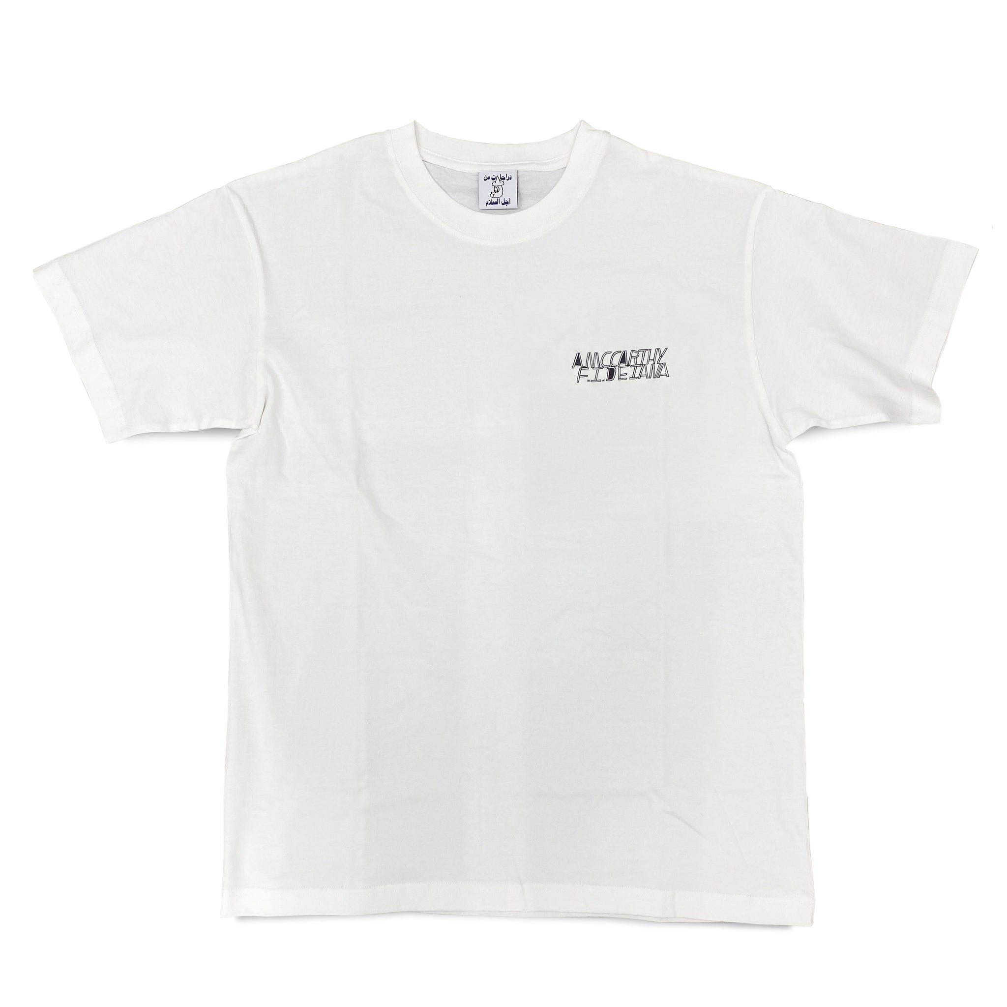 A. McCarthy × F. I. Deiana × S.F.P. T-shirt / White