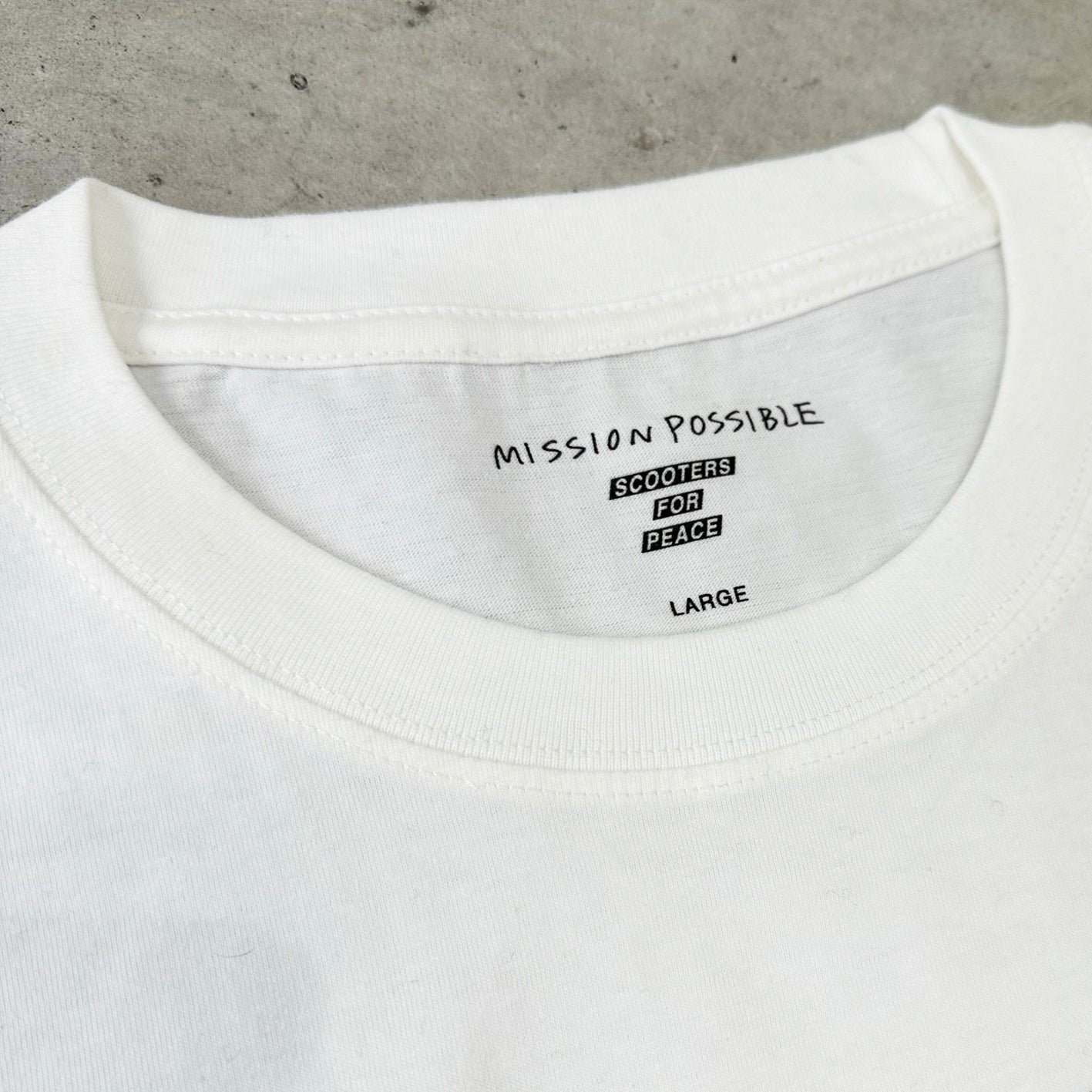 Mission Possible T-shirt / White